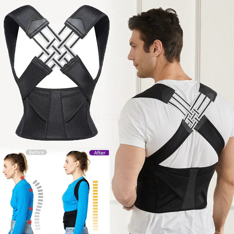 Adjustable Back Support Posture Corrector for Women and Men